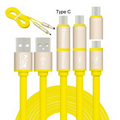 Maltese Charging Cable (2in1) Yellow